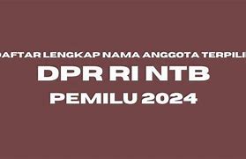 Anggota Dpr Ri Ntb Terpilih 2019